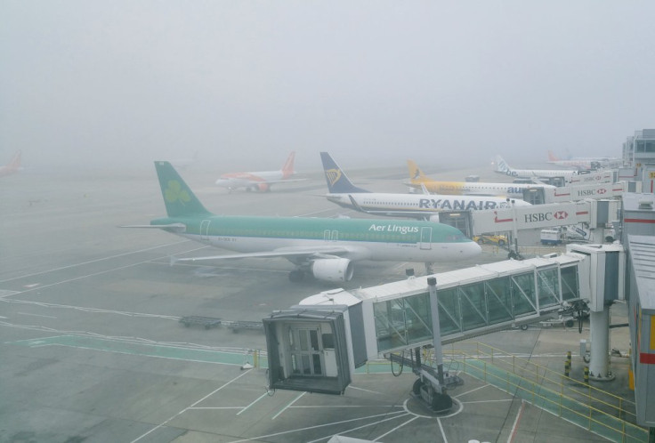 Fog at Gatwick Airport on Saturday