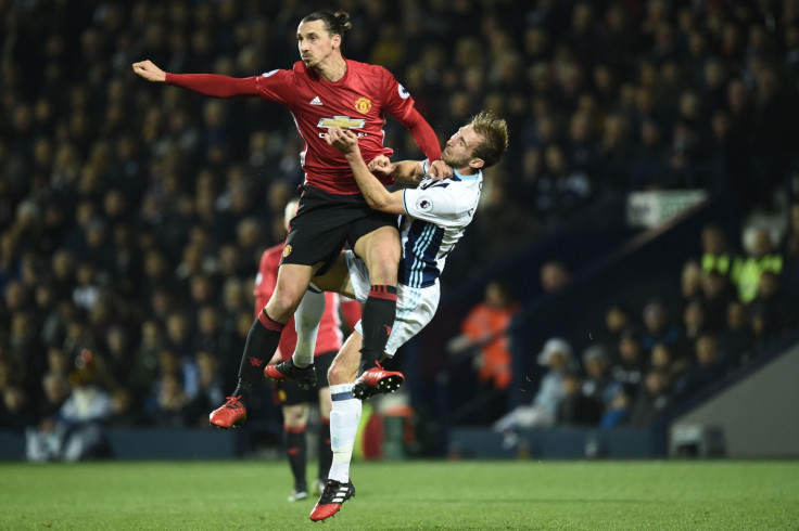 Zlatan Ibrahimovic and Craig Dawson