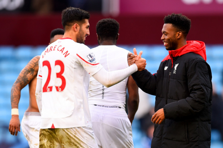 Emre Can and Daniel Sturridge