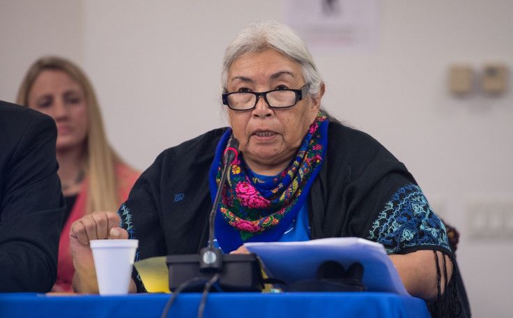 Faith Spotted Eagle in December, 2016