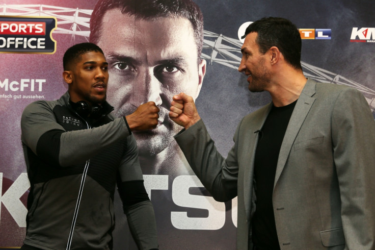 Anthony Joshua and Wladimir Klitschko