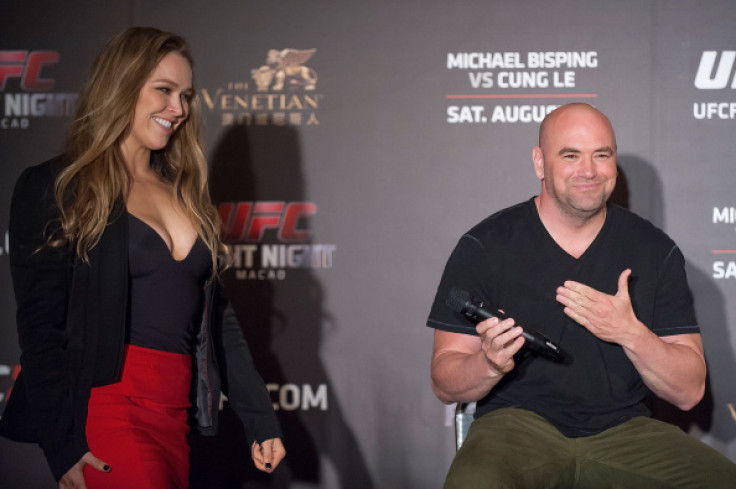 Dana White and Ronda Rousey