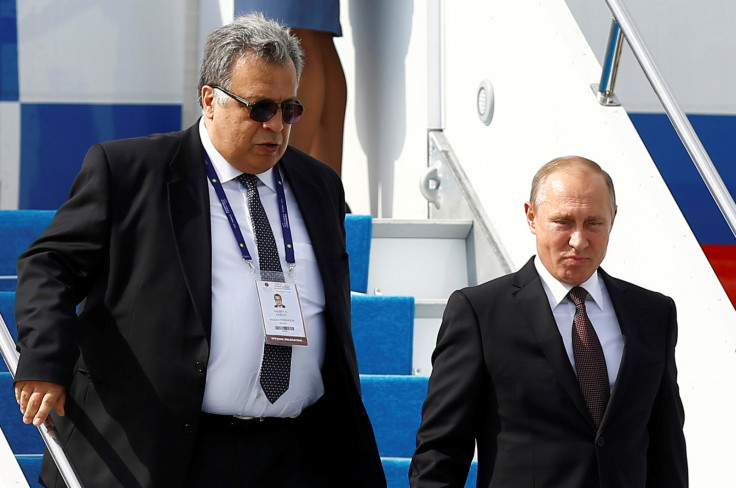 Vladimir Putin and Russian ambassador 