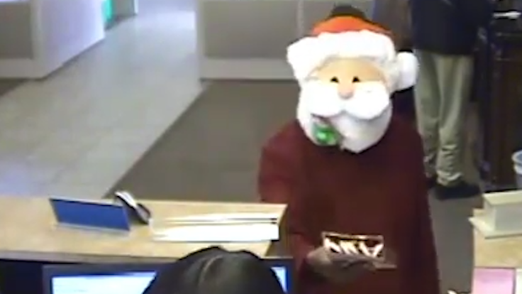 Santa mask robbery