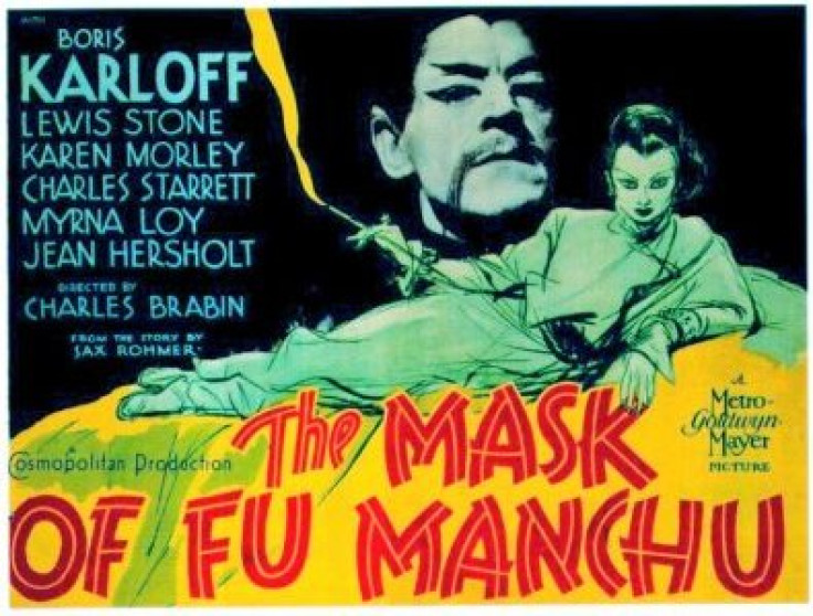 An early example of Yellowface, white actor Boris Karloff plays the 'evil' Dr Fu Manchu