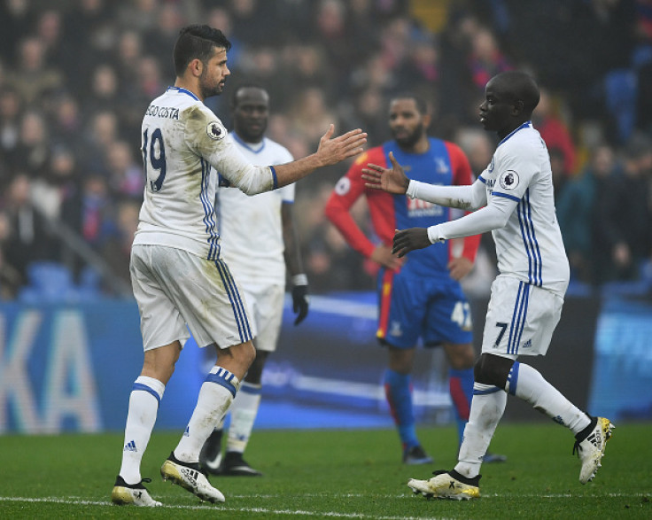 Diego Costa and N'Golo Kante