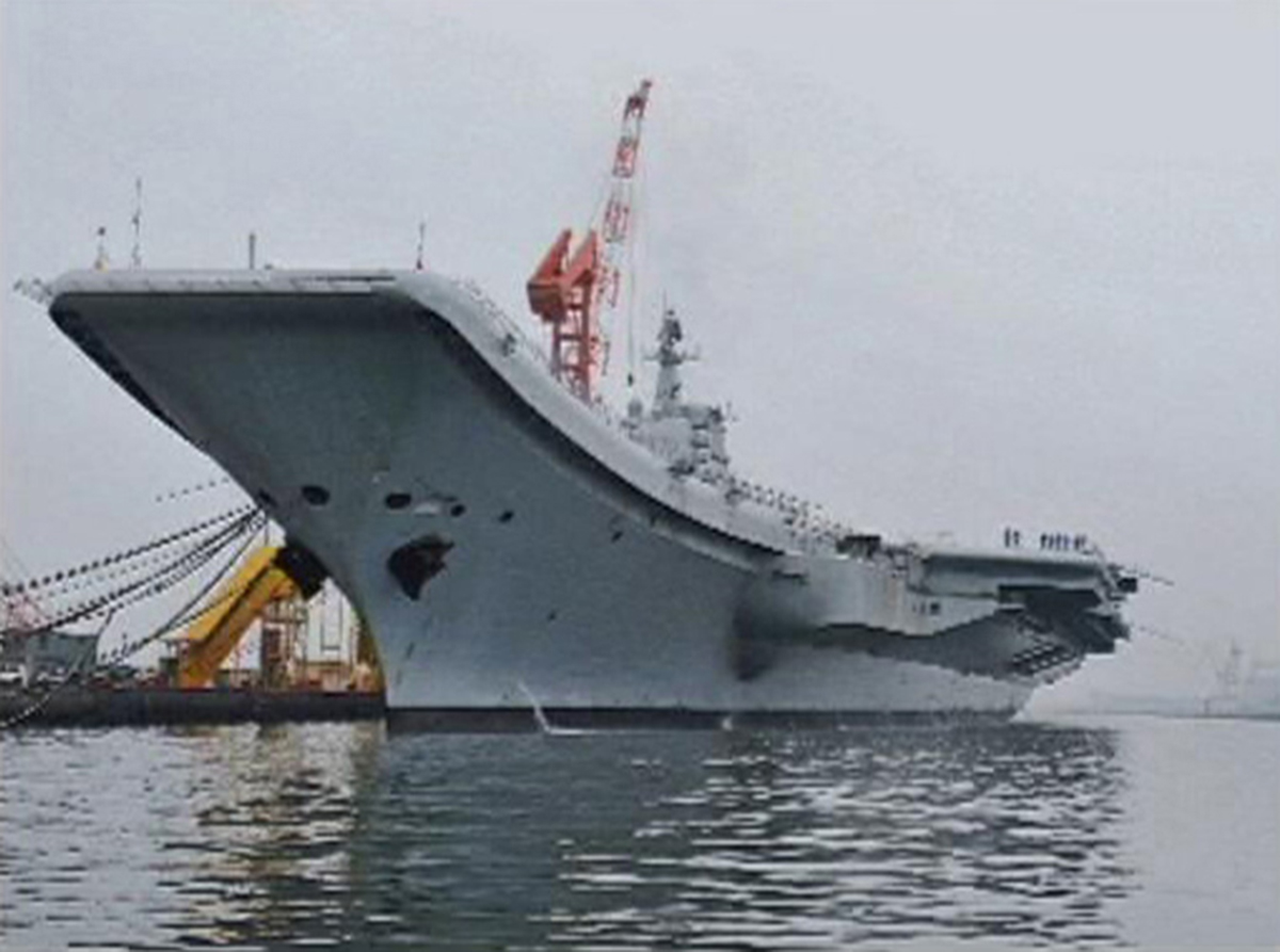 Chinas sole aircraft carrier