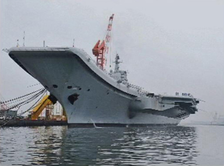 China's sole aircraft carrier
