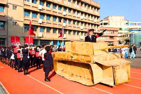 Taiwan school holds 'Nazi' parade, complete with tanks and Swastikas
