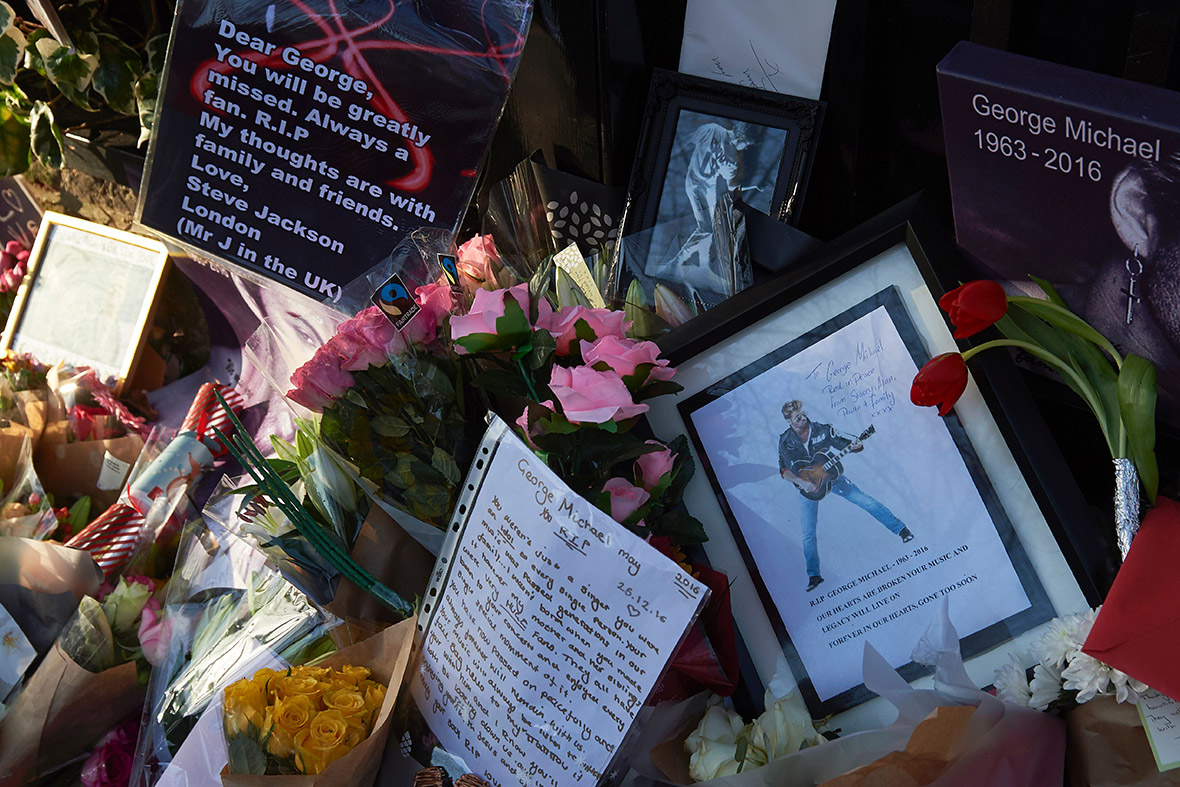 George Michael fans tributes