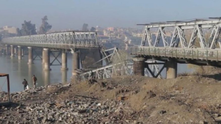 Mosul bridge Iraq Isis