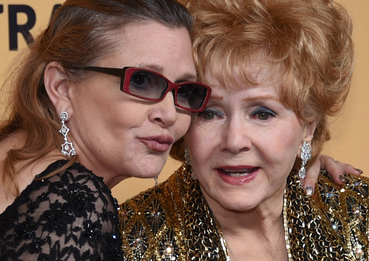 Debbie Reynolds and Carrie Fisher