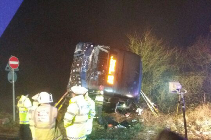 M40 coach crash