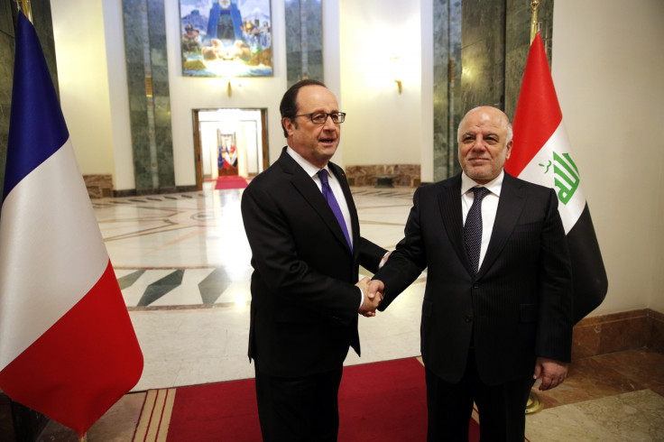 Francois Hollande in Iraq
