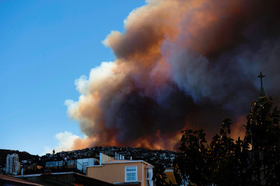 Chile Valparaiso fire