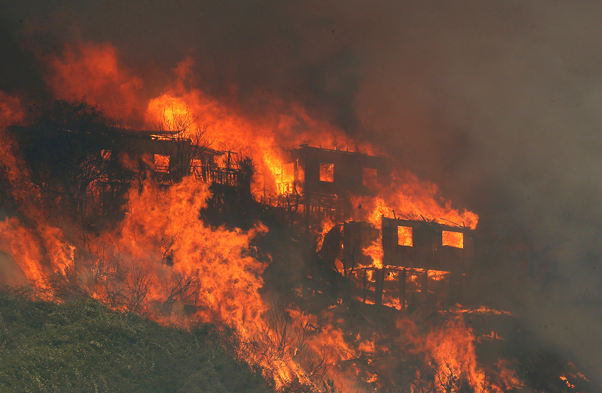 Chile Valparaiso fire