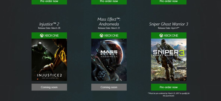 Mass Effect Injustice release dates