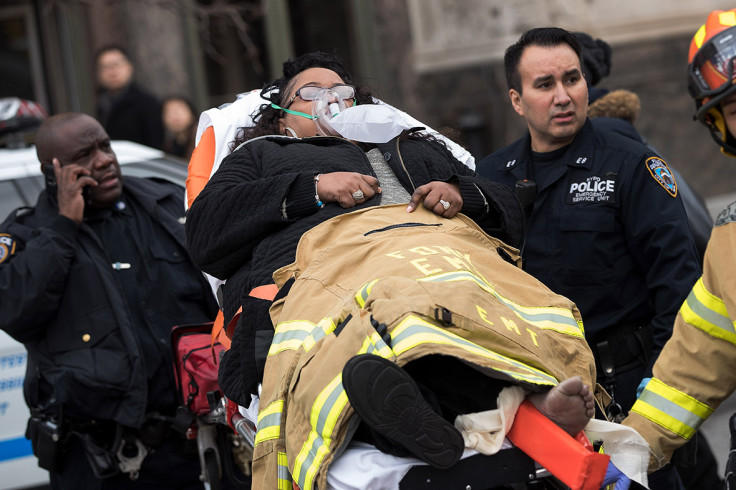 Brooklyn New York train derailed