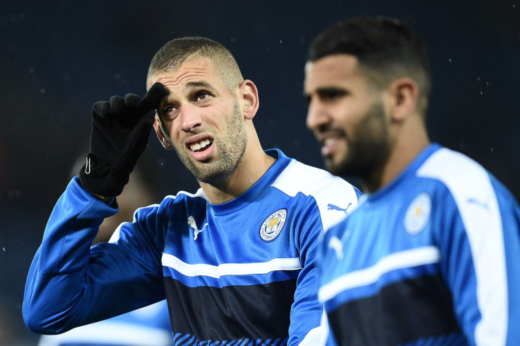 Islam Slimani and Riyad Mahrez