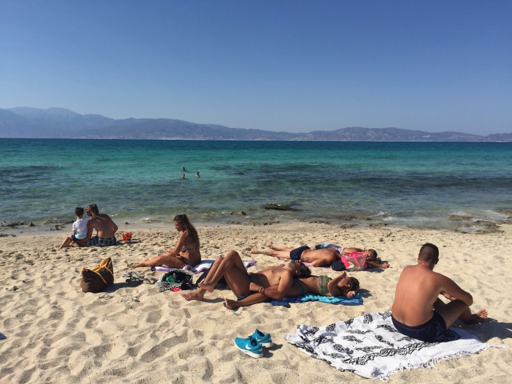 Crete Greece Chrissi beach