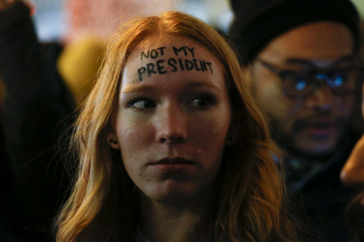 Women protest Donald Trump