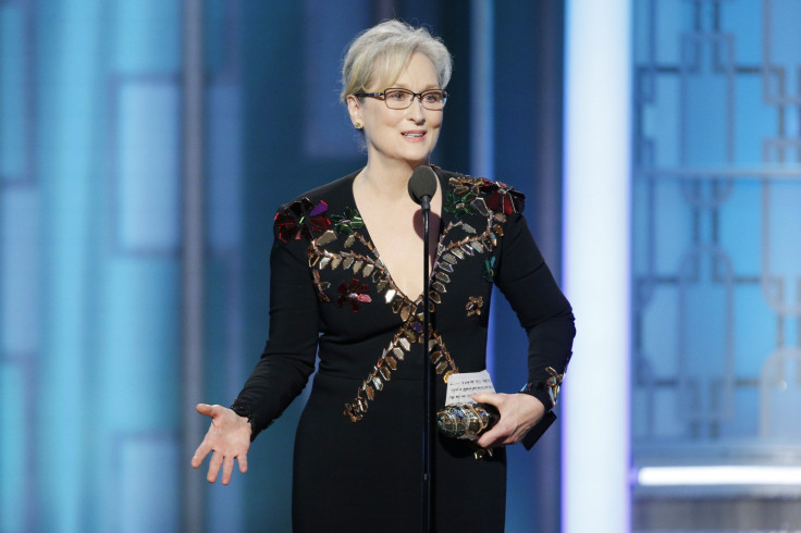 Meryl Streep at Golden Globes 2017