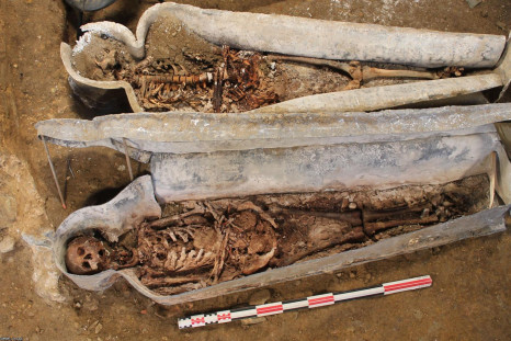 skeleton burials