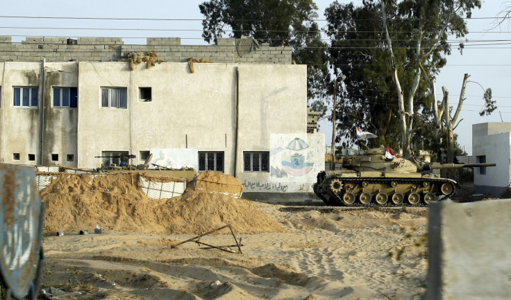 Checkpoint at al-Arish in the Sinai Peninsula 