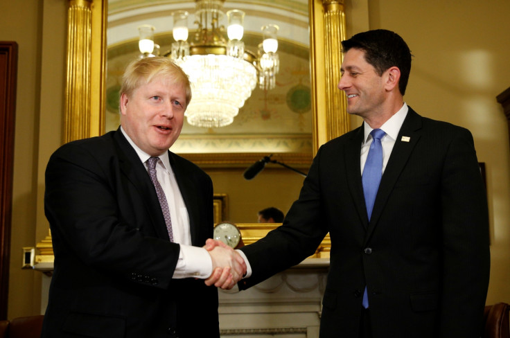 Boris Johnson and Paul Ryan