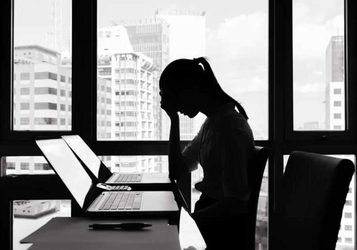 Woman on computer