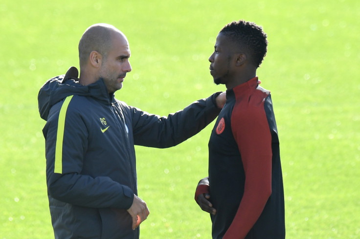 Kelechi Iheanacho and Pep Guardiola