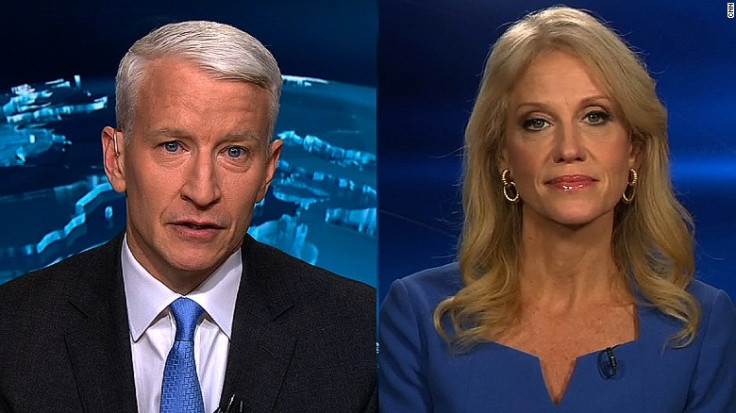 Anderson Cooper clashes with Kellyanne Conway 