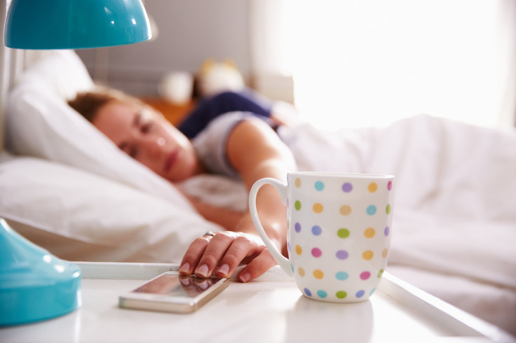 Using a phone alarm clock