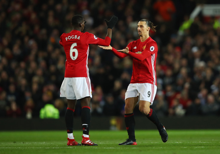 Paul Pogba and Zlatan Ibrahimovic.