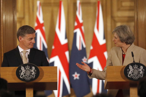 Bill English and Theresa May
