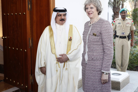 Theresa May King Bahrain 2016
