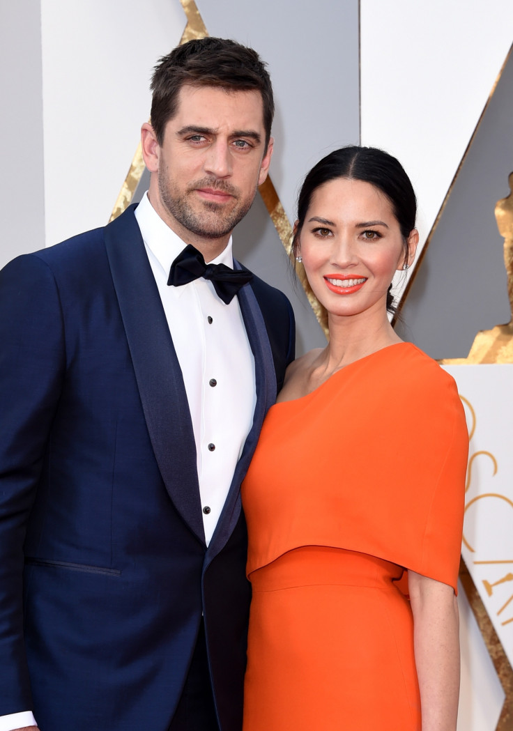 Aaron Rodgers and Olivia Munn 