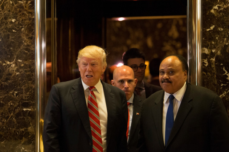 Donald Trump, Martin Luther King III