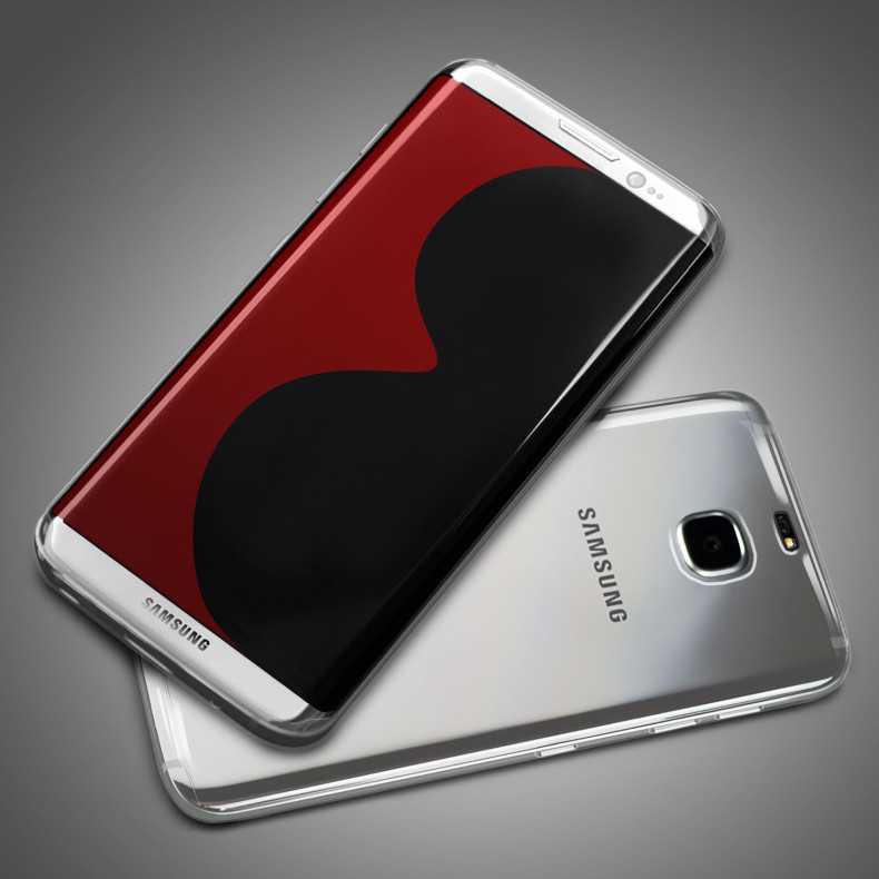Samsung Galaxy S8 silver case