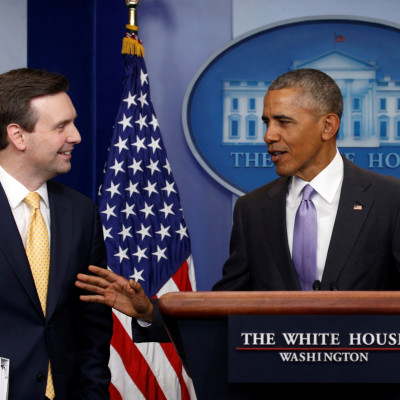 Whitehouse staff say farewell to Obama