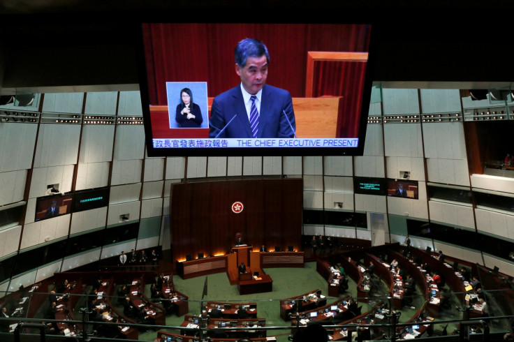 Hong Kong Chief Executive Leung Chun-ying