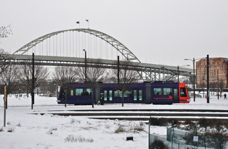 Snow in Portland