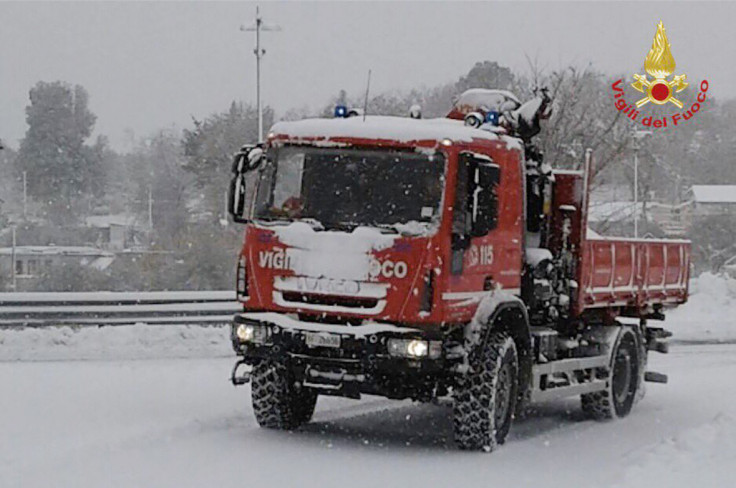 Italy snow