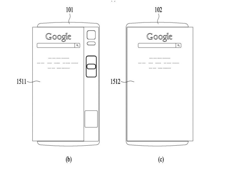 LG patent shows slide-out display