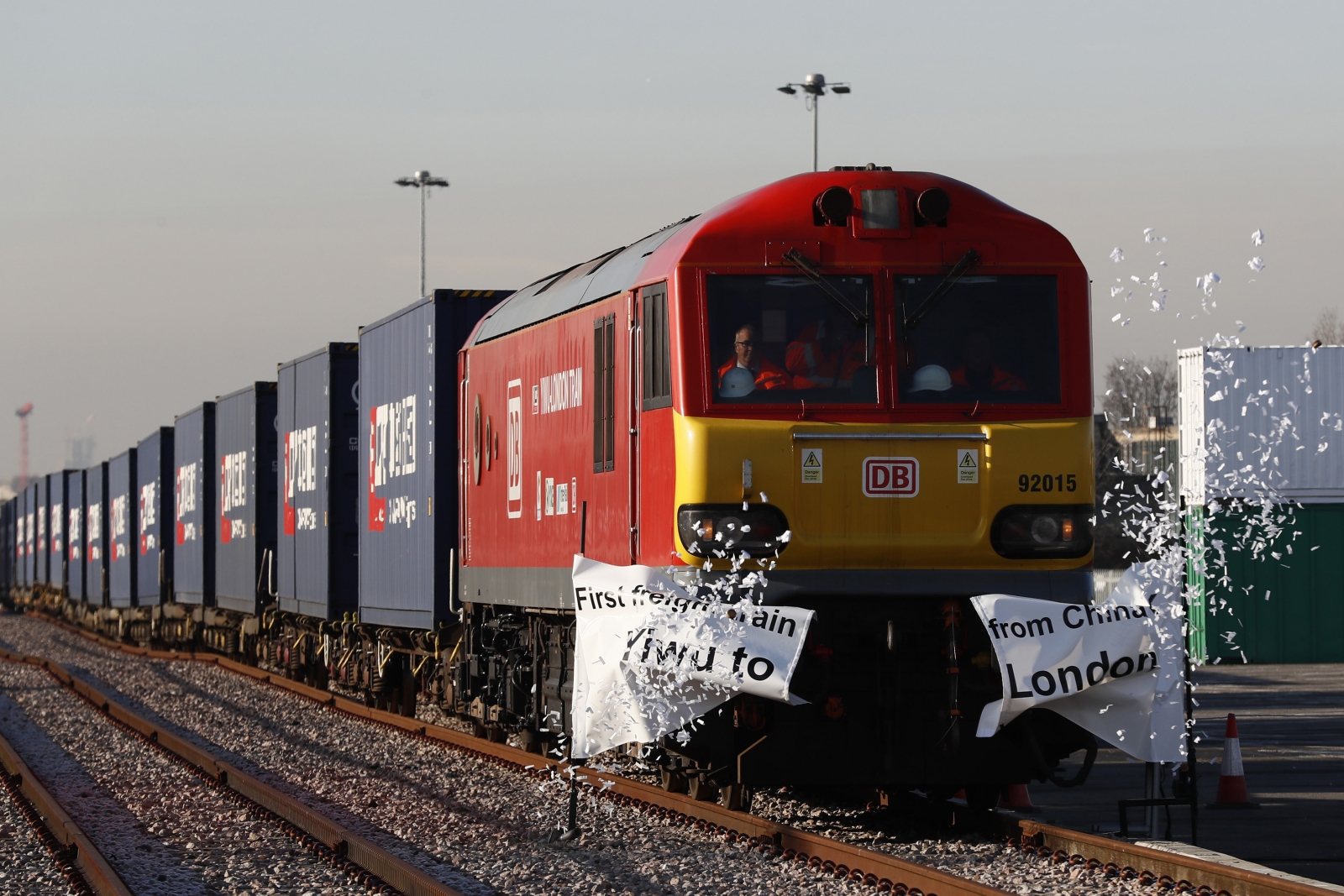 ChinaUK freight train arrives in London raising hopes of faster and