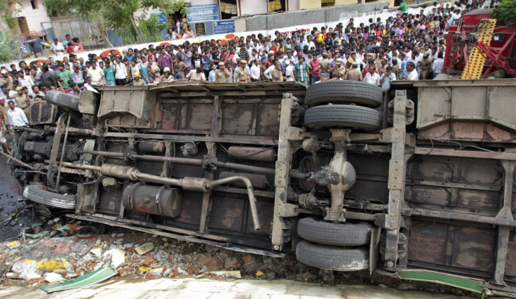 Bus collision