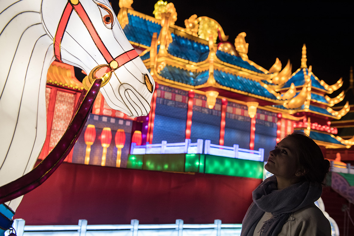 Pictures of Chiswick House Magical Lantern Festival celebrating Chinese New Year in London