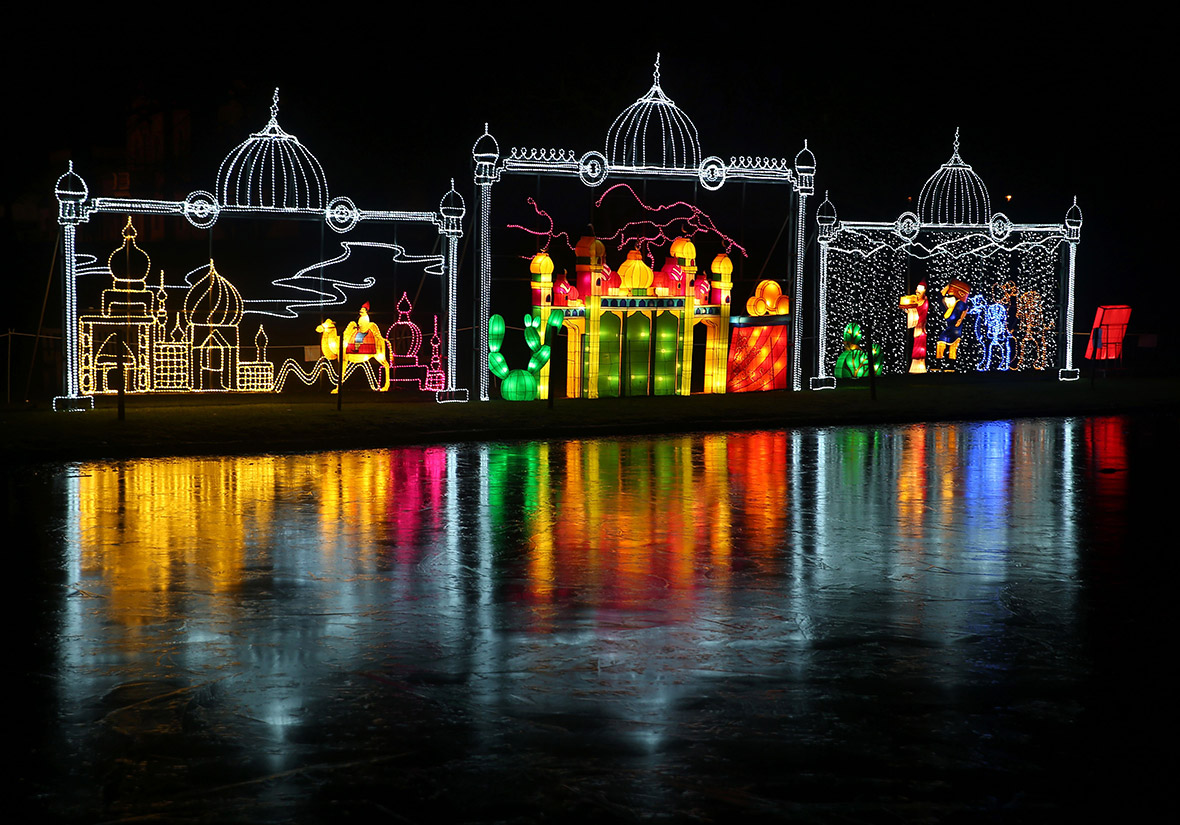 Pictures of Chiswick House Magical Lantern Festival celebrating Chinese New Year in London