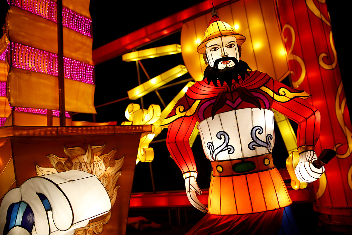 Pictures of Chiswick House Magical Lantern Festival celebrating Chinese New Year in London