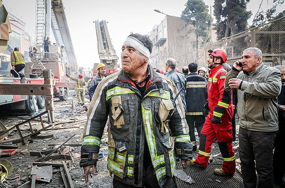 Tehran Photos Of Plasco Building Collapse In Irans Capital Killing
